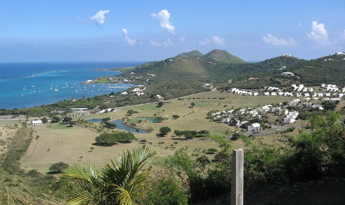 Tague Bay on St. Croix's East End, looking east